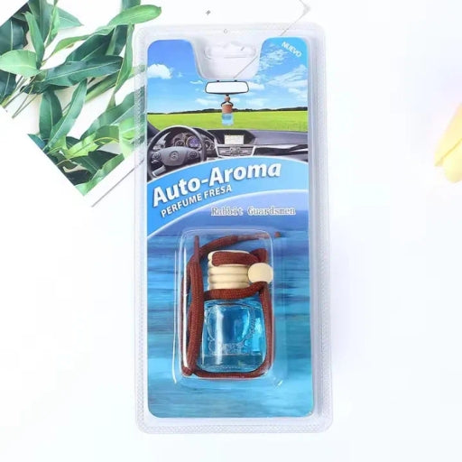 Car Aroma Scented Mini Bottle Ocean Blue Color One Pc