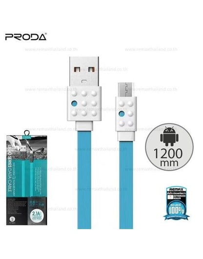Remax Proda Micro USB Charging Data Cable TPE 1.2m 2.1A for Samsung Xiaomi Huawei