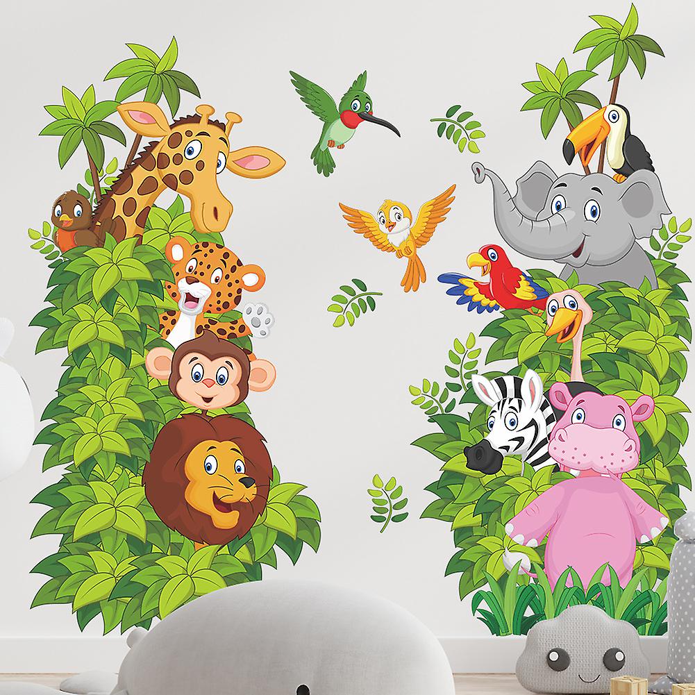 PHF With Friends Wall Stickers For Kids Room Home Decoration Cartoon Bear Pig baby children cartoon bedroom room decor wall stickers removable kids nursery decal sticker Wall Decoration Stickers wall deco