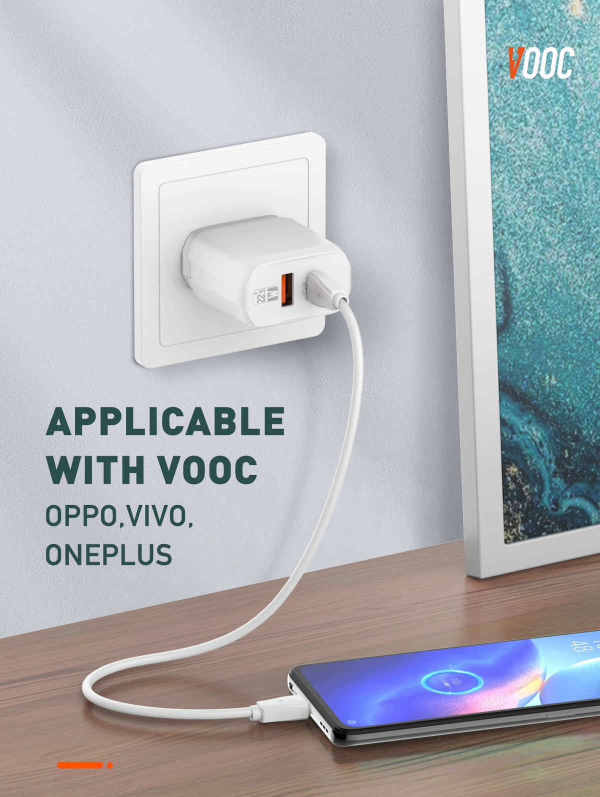 LDNIO A2421C 22.5W TYPE-C PD + QC3.0 Fast Charger (UK PLUG)