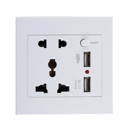 Dual USB Universal Multi Plug Socket