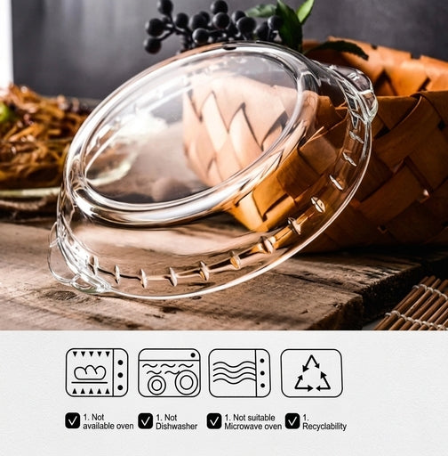 Borosilicate Glass PIE Dish 8 Inch