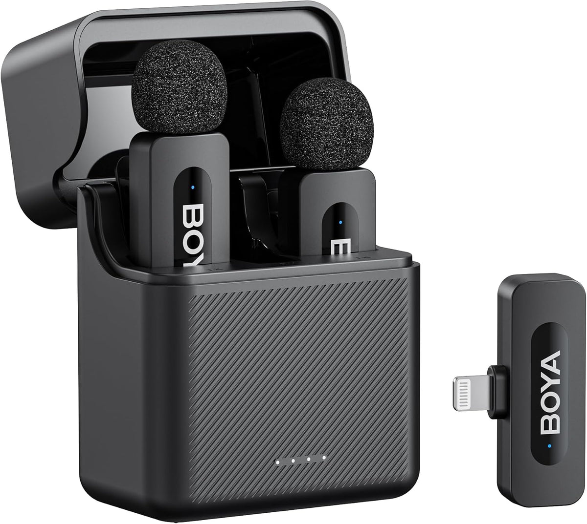 BOYA BY-V3 2.4 GHz Dual-Channel Wireless Microphone for iPhone