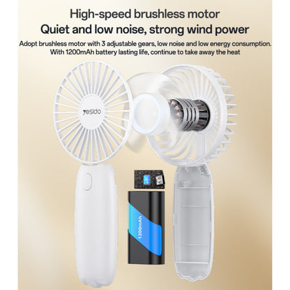 Yesido YF15 Handheld Mini Fan With Phone Holder