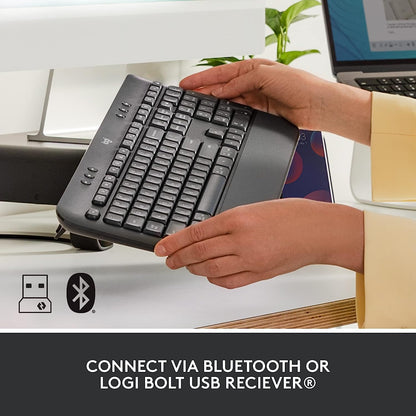 Logitech Signature K650 Bluetooth & Wireless Keyboard with Palm-rest