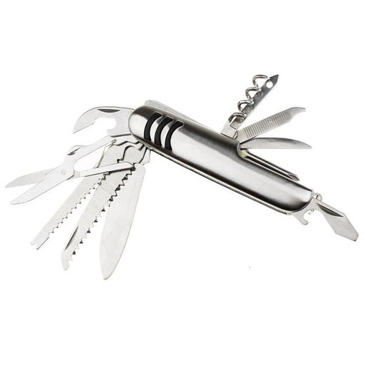 Multi-Function Tool Kit 11-in-1 Pocket Knife Outdoor Survival Folding Knife Camping Emergency Tool