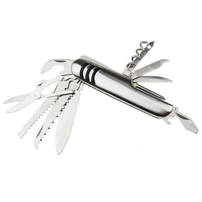 Multi-Function Tool Kit 11-in-1 Pocket Knife Outdoor Survival Folding Knife Camping Emergency Tool