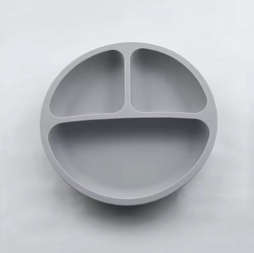 Cute Cartoon Silicone Suction Plate for Youngsters - Non-Slip, Easy Clean Feeding Dish for Training