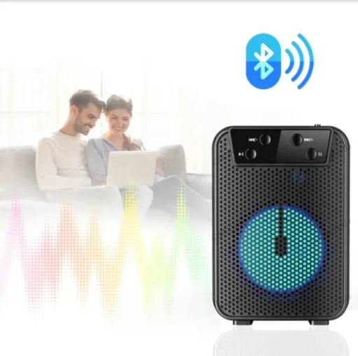GTS-1345 3-Inch Portable Bluetooth Speaker with LED Display, Bass Sound, FM Radio, TF Card & USB