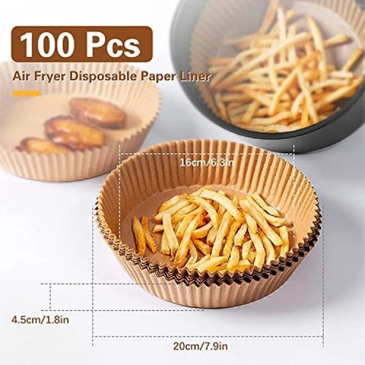 Air Fryer Leaf Paper (100Pcs)
