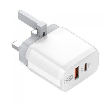 LDNIO A2421C 22.5W TYPE-C PD + QC3.0 Fast Charger (UK PLUG)