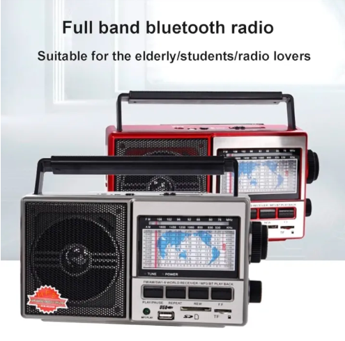 Rechargeable Radio FM with USB/ SD/ Bluetooth