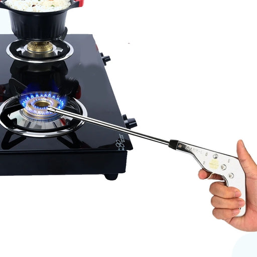 Electronic Sparking Gas Fire Ignitor Stainless Steel Sparking Lighter (10.5/ 14 Inches)- 1Pc