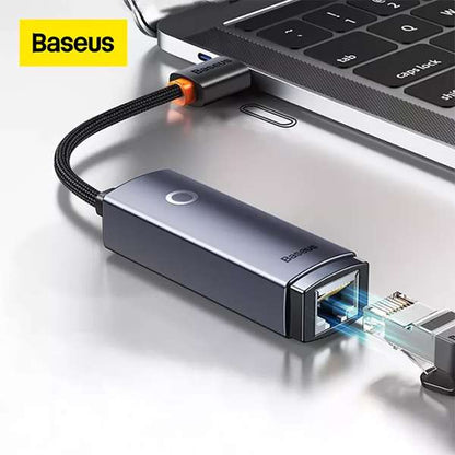 Baseus AirJoy 1000Mbps Type-C to RJ45 LAN Port Ethernet Adapter