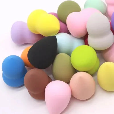03 Pieces Makeup Sponges 3 Pack for Sensitive Skin | Wet & Dry Beauty Blender for Foundation, Cream, Powder Blenders Beauty Sponges Egg Shaped Blending Sponge Foundation Applicator Cosmetic Sponges