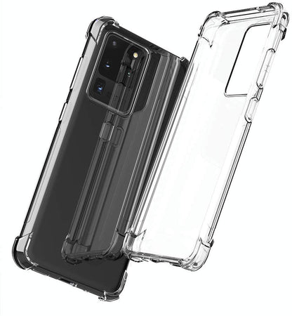 Samsung Galaxy S20 Ultra Transparent Case Shockproof Silicone Clear Casing Airbag