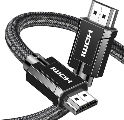 UGREEN 8K HDMI 2.1 Cable Certified 6.6FT, 10K Ultra High Speed HDMI Cord 4K 240Hz 48Gbps HDCP 2.2&2.3 eARC HDR Dolby Compatible for PS5 Xbox Series X/Switch 2/Roku TV/Laptop/Monitor/Mac mini M4 Pro