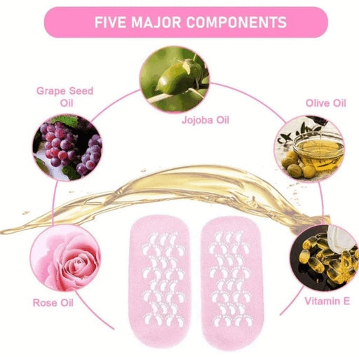 Spa Gel Socks – Intensive Moisturizing Foot & Heel Care