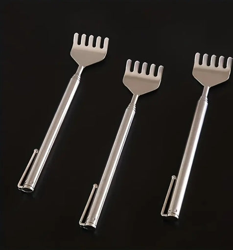 Retractable Back Scratcher Claw – Anti-Itch Telescoping Tool with Metal Shaft and PVC Grip