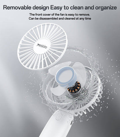 Yesido YF15 Handheld Mini Fan With Phone Holder