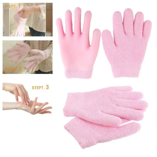 Moisturizing Skincare Gel Therapy Treatment Gloves Spa Gel Gloves for Women