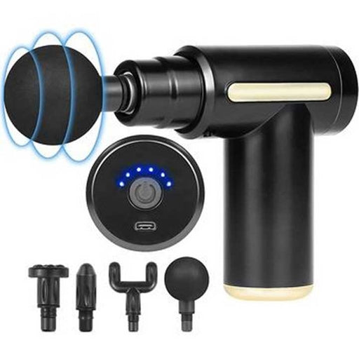 Handheld Deep Tissue Massage Gun, Portable Cordless Muscle & Fascia Massager