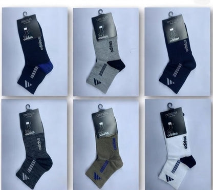 Unisex Classic Cotton Half Socks
