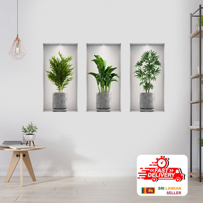 3D Vase Sticker Wall Sticker Home Decoration animals tree bridge baby children bedroom room decor wall stickers removable kids nursery decal Mirror Dear Wall Decoration Stickers wall deco