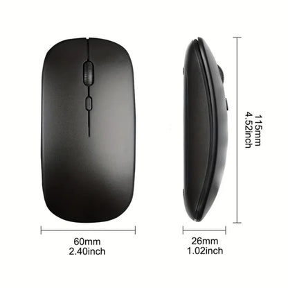Wireless Mouse, Portable Slim Computer Mouse, Comfortable Hand Ergonomic & Streamlined