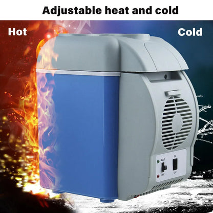 Portable 7.5L 12V Car Refrigerator, Cooling and Heating, Suitable for Home and Car Use