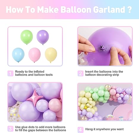 FREE 12 PCS 3D BUTTERFLY WITH Complete Set 91-Piece Premium Blue Balloon Garland Kit for Party Decoration, Unisex Balloon Arch Set for All Ages