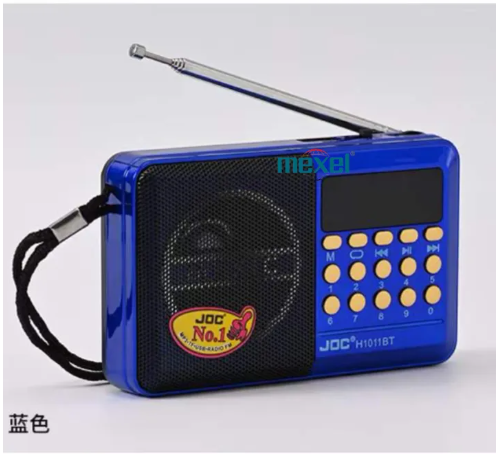 JOC Radio Bluetooth with Rechargeable Batteries and USB Cable Ultra Sound