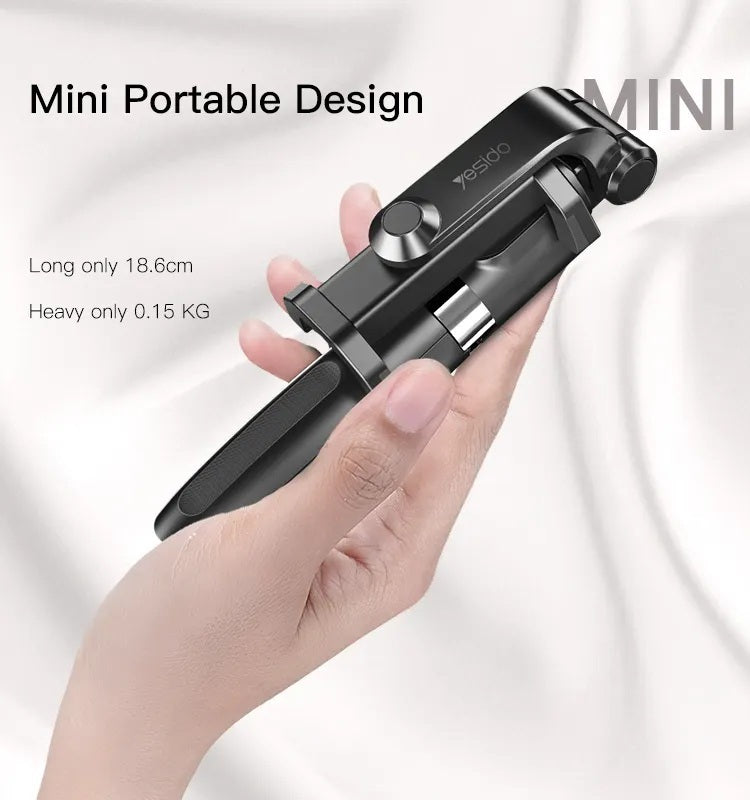 Yesido SF11 Remote Control Wireless Tripod Selfie Stick