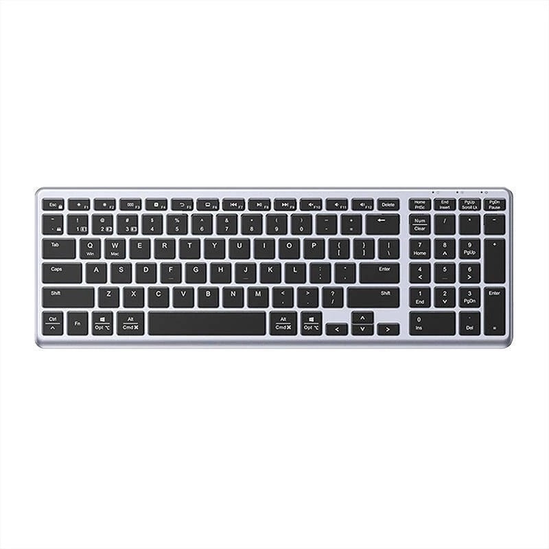 UGREEN 75163 Wireless 2.4G+ Bluetooth Membrane Rechargeable Keyboard