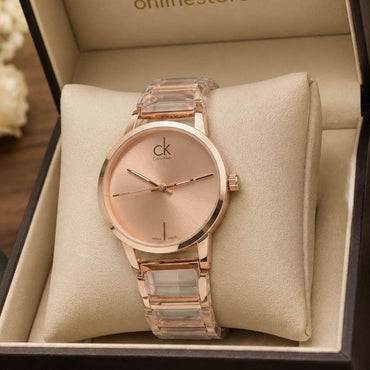 C K Ladies Watch Stainless Steel Rose Gold