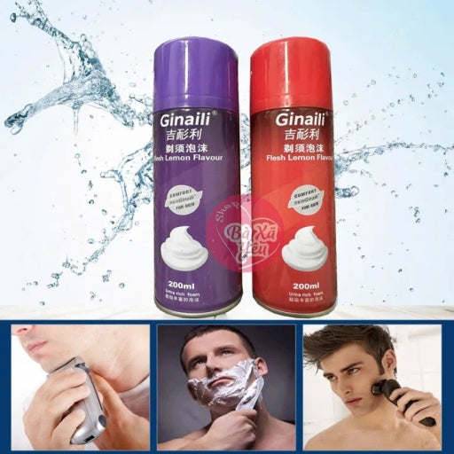 Ginaili Shaving Cream Foam Bottle 200Ml