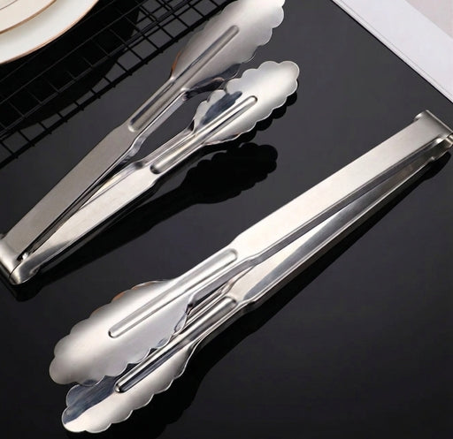 Stainless Steel Food Tong, Barbecue Cooking Salad Grilling Frying and Serving