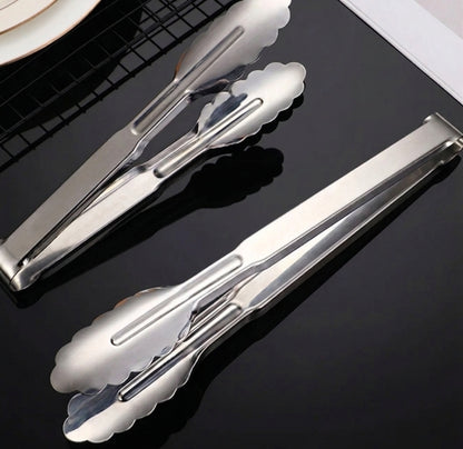 Stainless Steel Food Tong, Barbecue Cooking Salad Grilling Frying and Serving