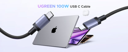UGREEN 65832 100W USB C to C Cable PD Fast Charging - 1M