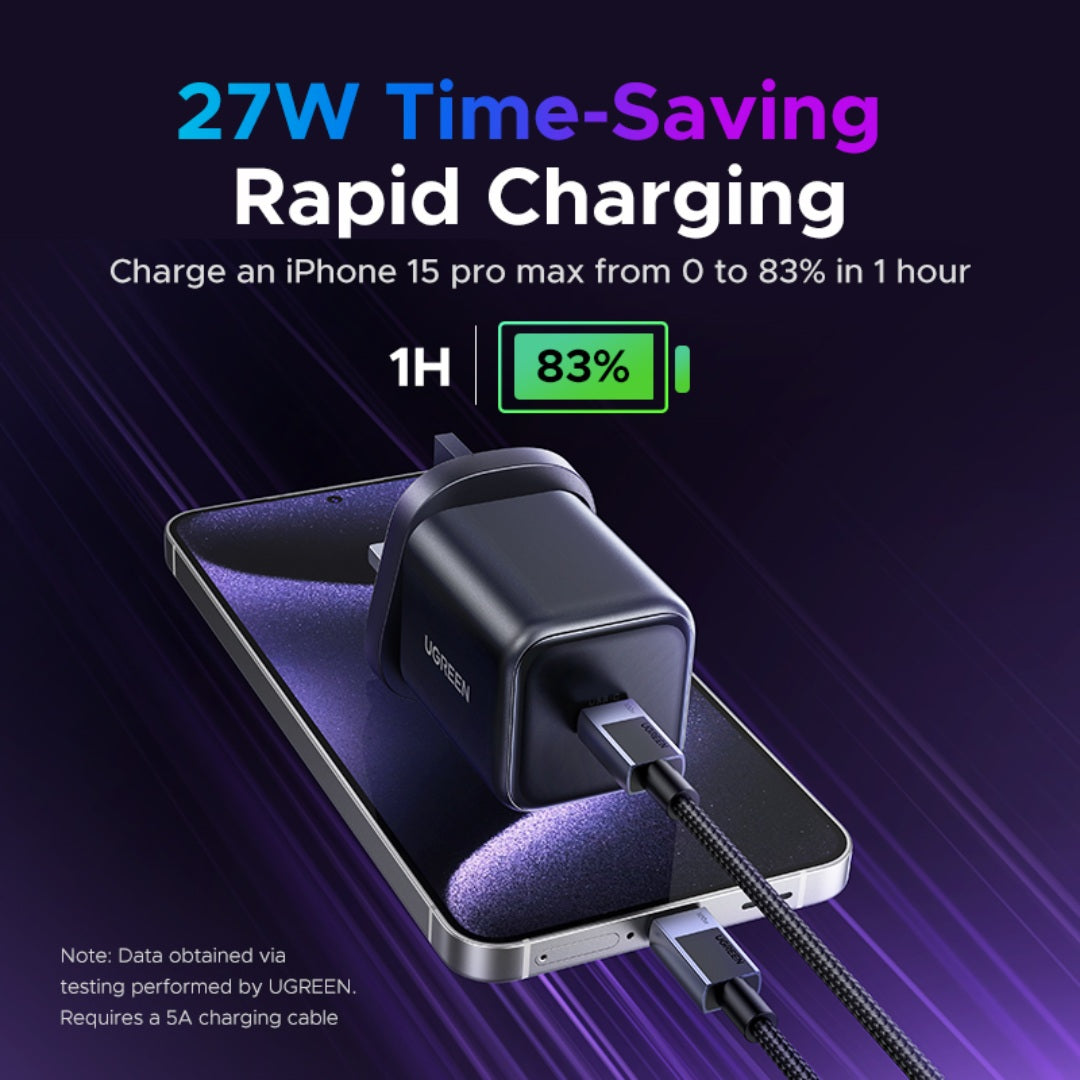 Ugreen 45W GAN Fast Wall Charger USB-C Port  - 65056B