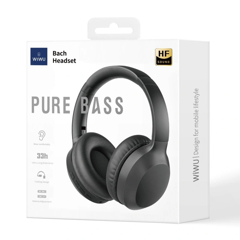 WIWU Wireless Bluetooth Headphone Stereo Bach Headset TD-01