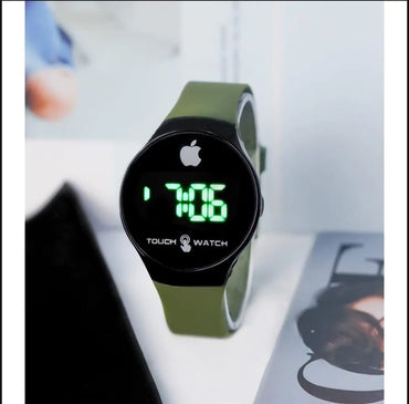 Women Apple Logo Touch Watch LED
