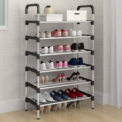 7 Layer Stainless Steel Shoe Rack
