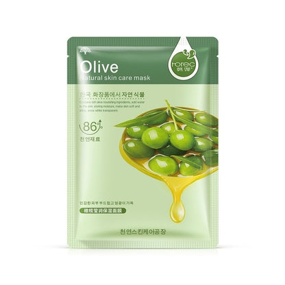 Natural Essence Face Mask 5 Flavour (Organic Collagen Fruits Facial Sheet Mask)