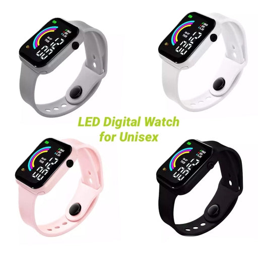 Fashion Watch - Women Rainbow LED Digital Watch Watch for Ladies