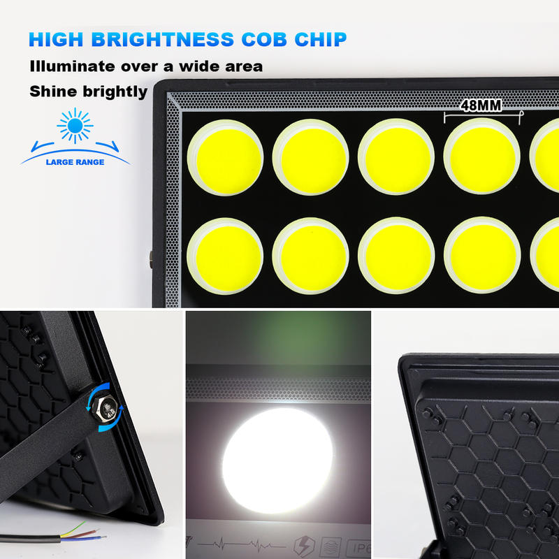 LED Floodlight 50W–500W, IP66 Waterproof Outdoor Spotlight for Garden & Street Lighting