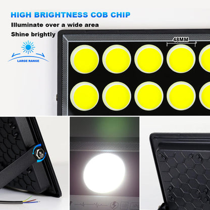 LED Floodlight 50W–500W, IP66 Waterproof Outdoor Spotlight for Garden & Street Lighting