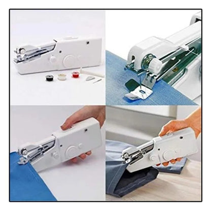 Portable Mini Handheld Sewing Machine, Compact Stitching Device for Quick Clothing Repairs and Easy