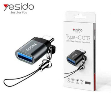 YESIDO GS06 Portable Type-C to USB OTG Connector Adapter with Keychain