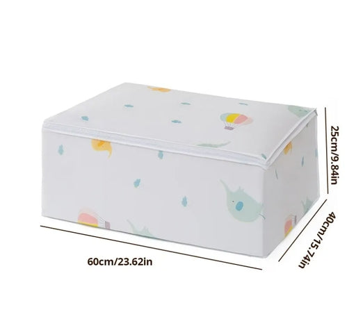 PEVA Suitcase Organizer Zip Storage Bag 60×40×25Cm – Waterproof Clothes & Quilt Bag